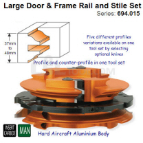 Profile & Counter Profile Cutter Head Set for Doors and Frames 694.015.31