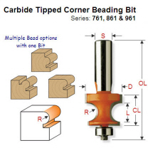 1/4" Radius Premium Quality Corner Beading Bit 961.564.11