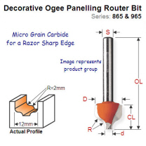 Premium Quality Decorative Ogee Bit 865.002.11
