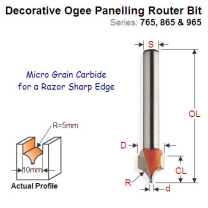 Premium Quality Decorative Ogee Bit 765.402.11