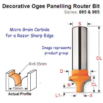 Premium Quality Decorative Ogee Bit 965.903.11