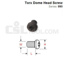 Torx Dome Head Screw 990.094.00