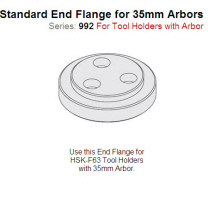 Steel Flange for Arbors 992.560.35M