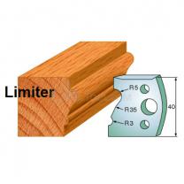 Pair of Universal Profile Limiters 40 x 4mm 691.081