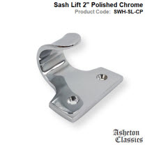 Sash Lift 2" Polished Chrome