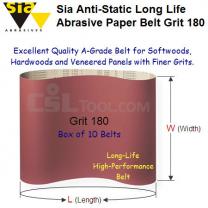 10 Pack High Performance Wide Paper Belts 970mm x 1900mm x Grit 180